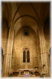Ferentino - L'interno della chiesa di S. Maria Maggiore