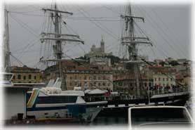 Marsiglia - Un veliero nel vecchio porto