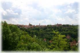 Rothenburg - Veduta dal parco